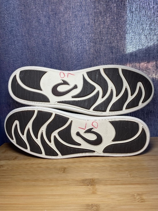 OluKai Alapa Slip On 10396-VIDE Navy Blue Knit Mesh Casual Shoes Sz 13 EUC!